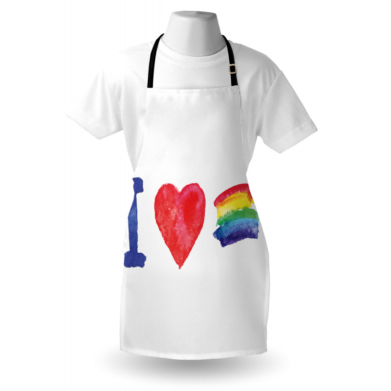 I Heart Pride Artwork Apron