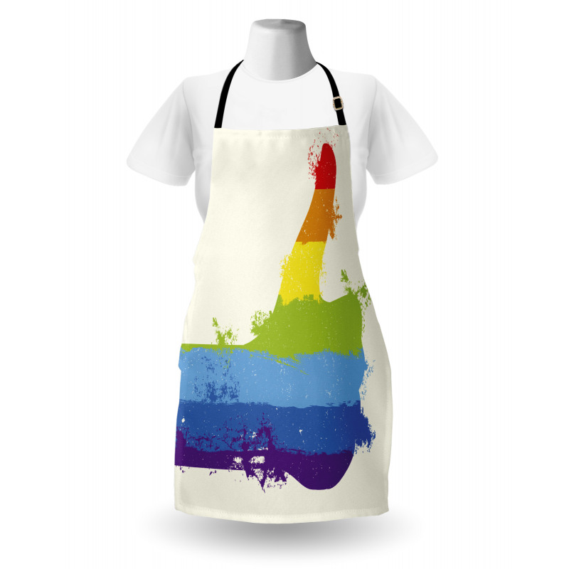 Grungy Thumbs up Art Apron