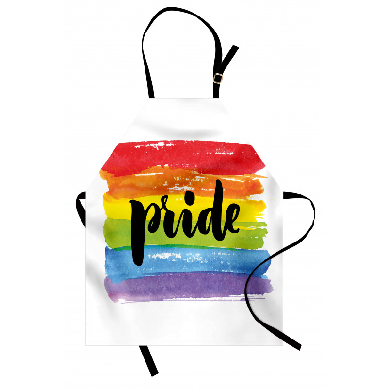 Watercolor Artwork LGBT Apron