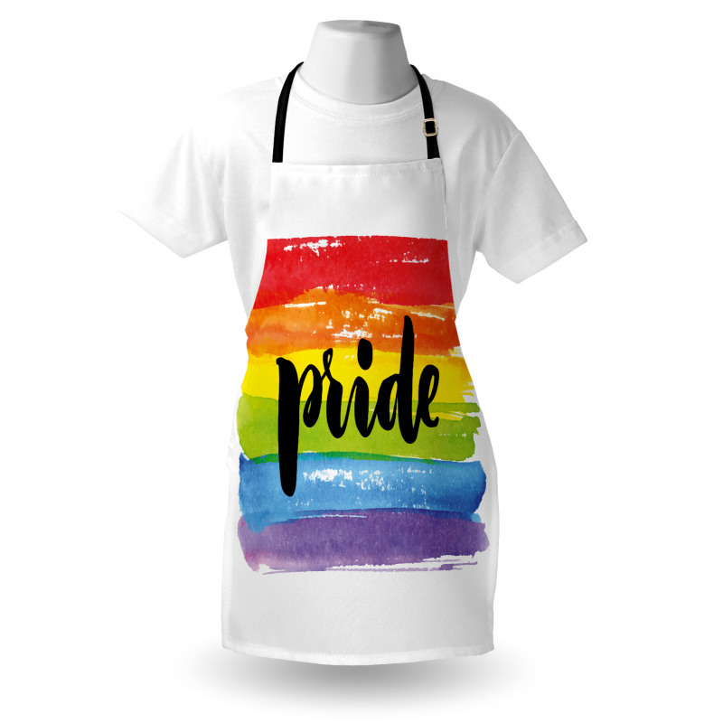 Watercolor Artwork LGBT Apron