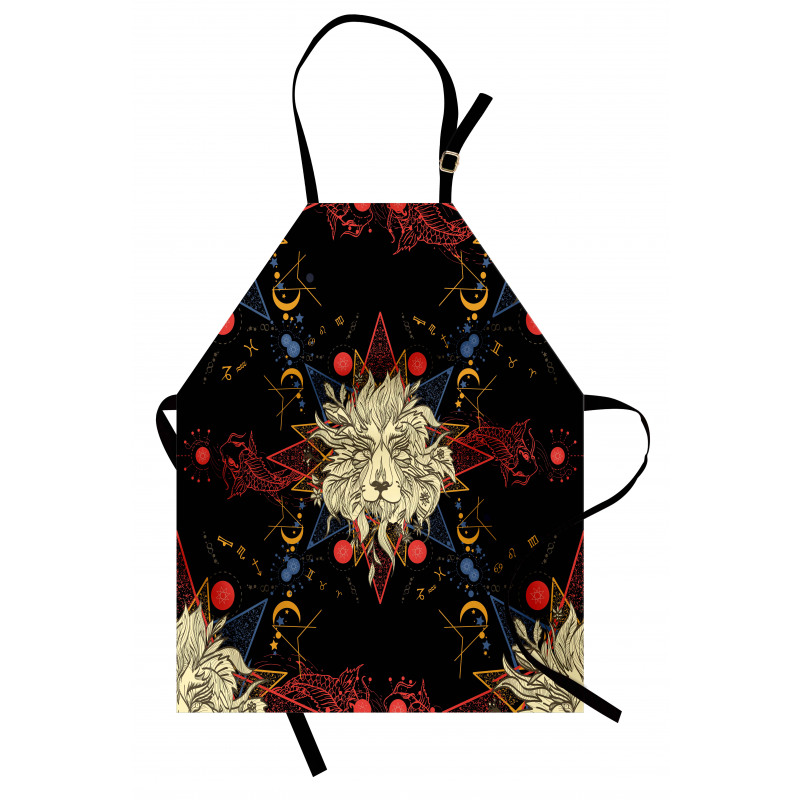 Medieval Mystic Lion Apron