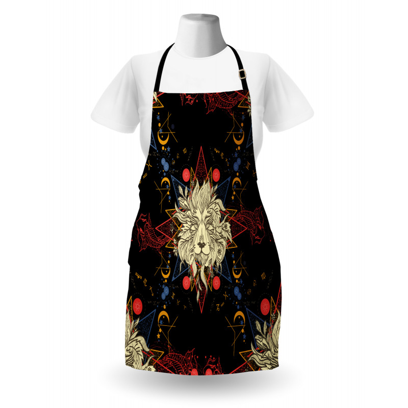 Medieval Mystic Lion Apron