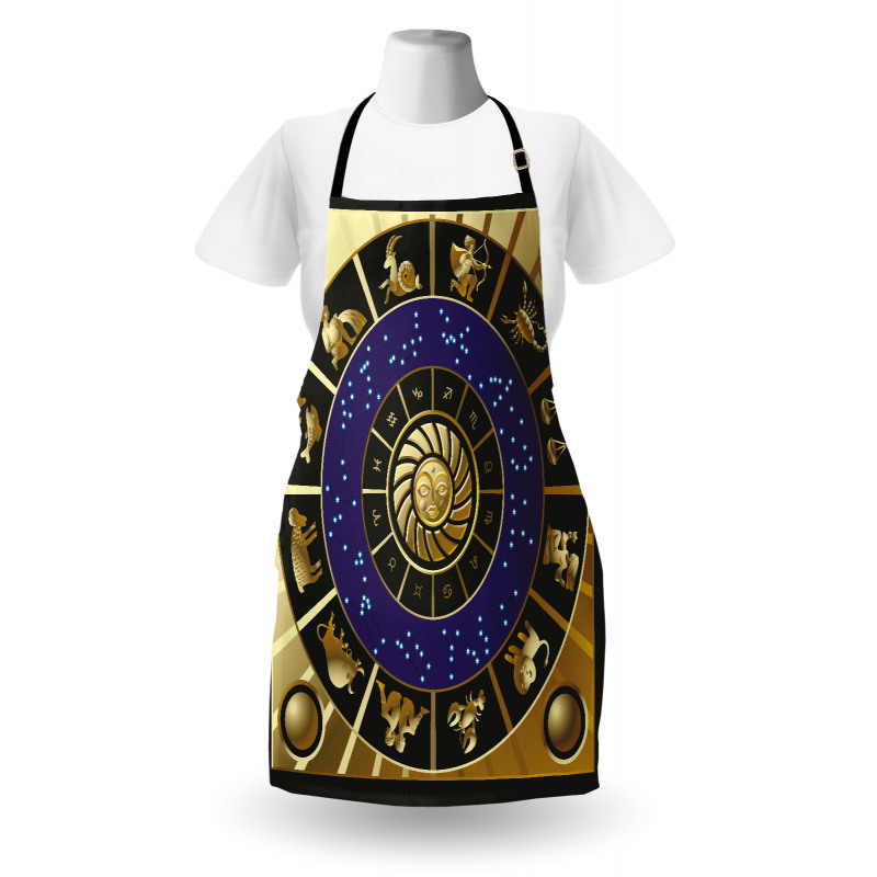 Zodiac Horoscope Art Apron