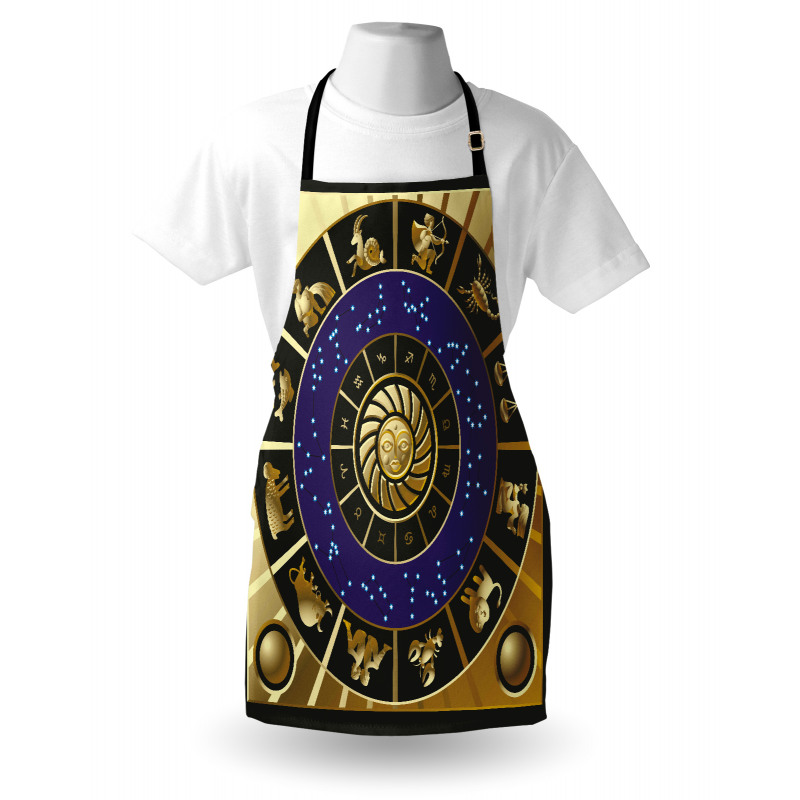 Zodiac Horoscope Art Apron