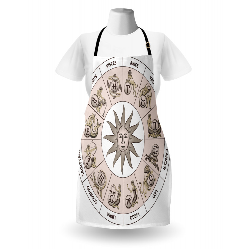 Circle of Zodiac Sign Apron