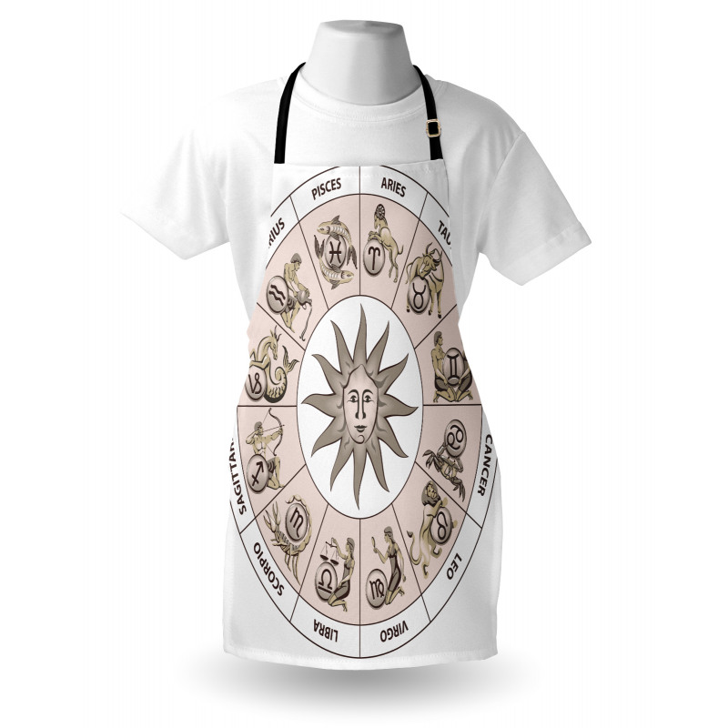 Circle of Zodiac Sign Apron