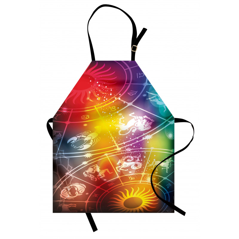 Rainbow Colored Chart Apron