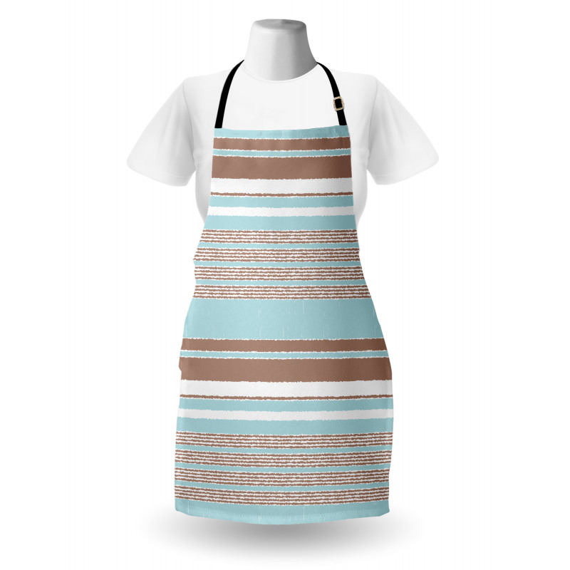 Horizontal Stripes Lines Apron