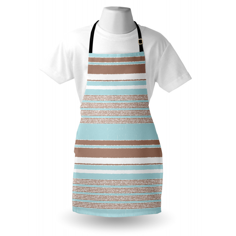 Horizontal Stripes Lines Apron