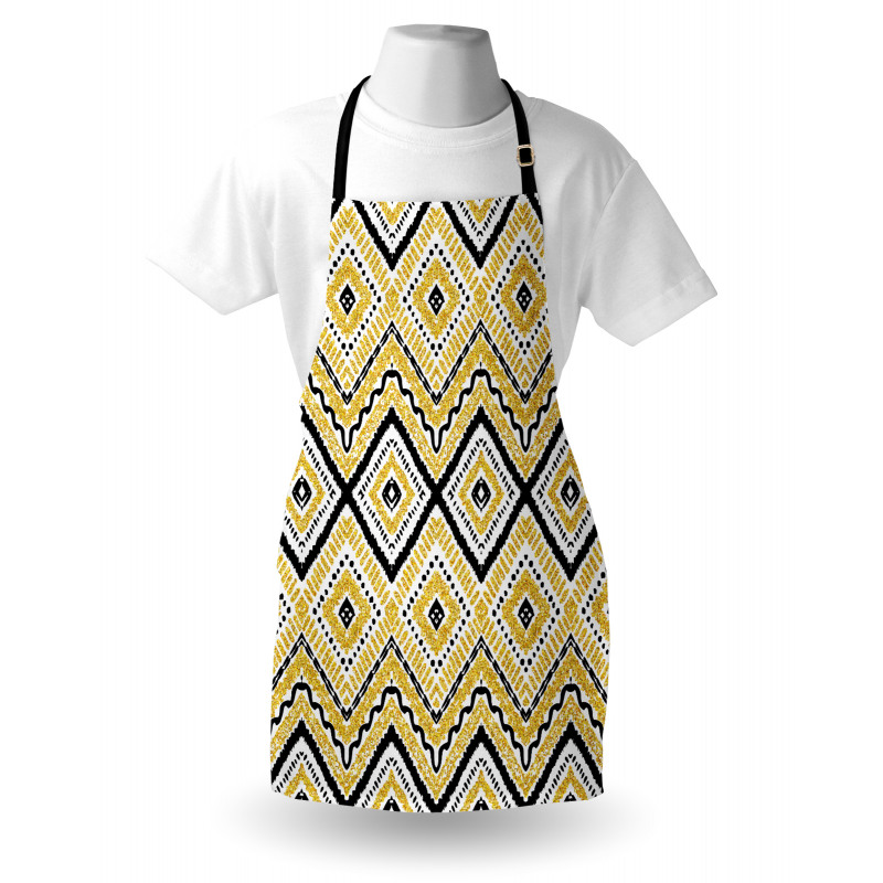 Chevron Waves Tribal Apron