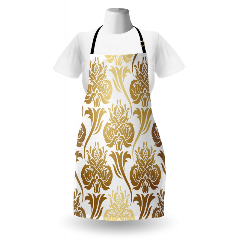 Ombre Abstract Floral Apron