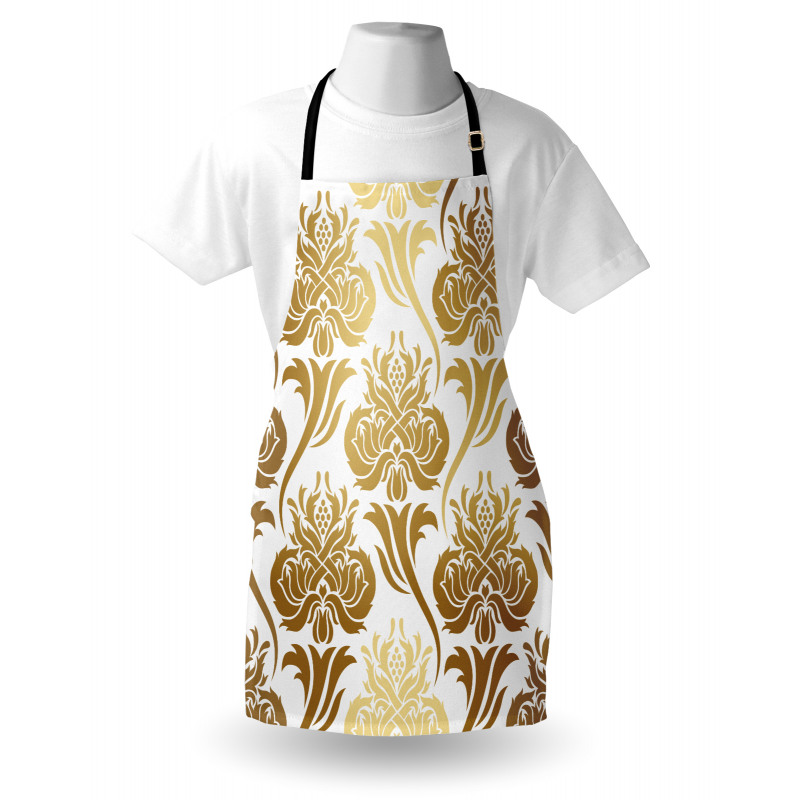 Ombre Abstract Floral Apron