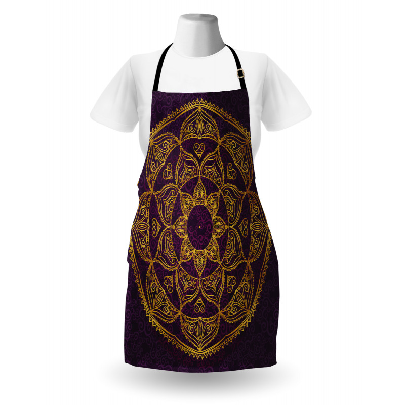 Lace Like Circular Apron