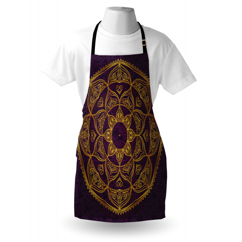 Lace Like Circular Apron