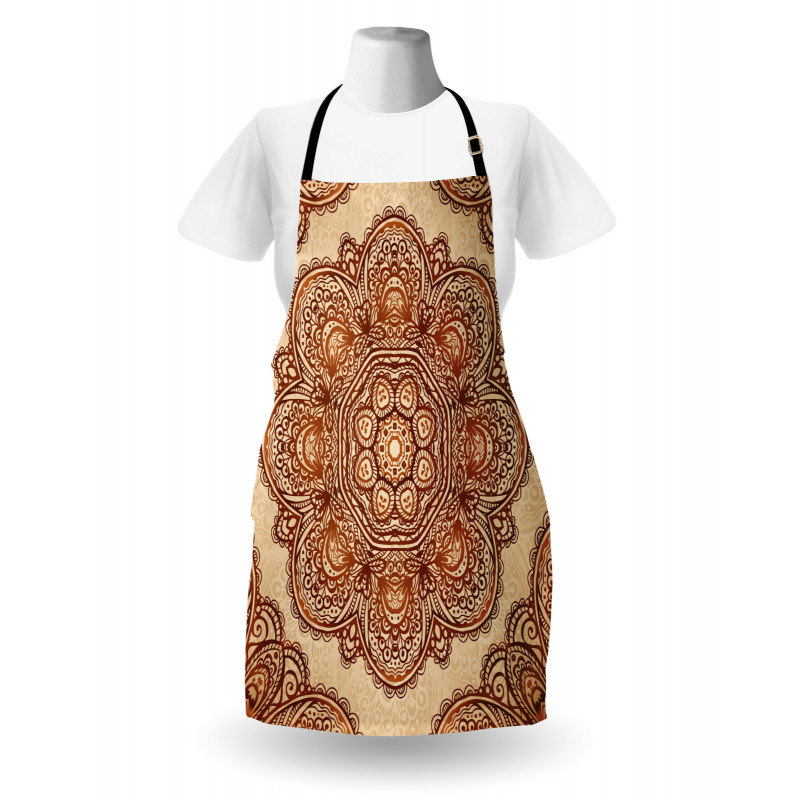 Mehndi Paisley Floral Apron