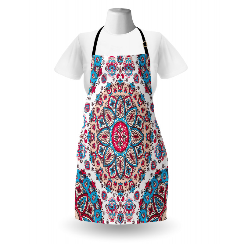 Oriental Style Floral Retro Apron