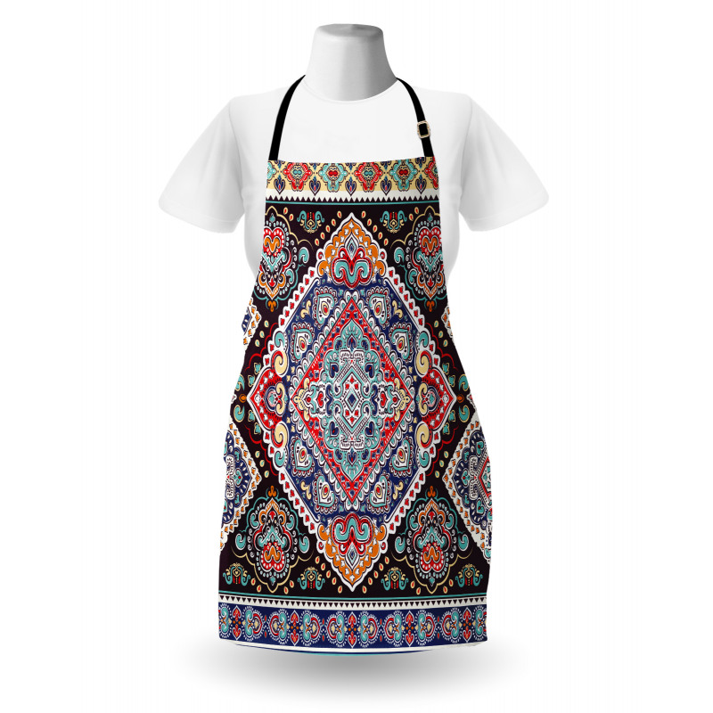 Vibrant Vintage Bohemian Apron