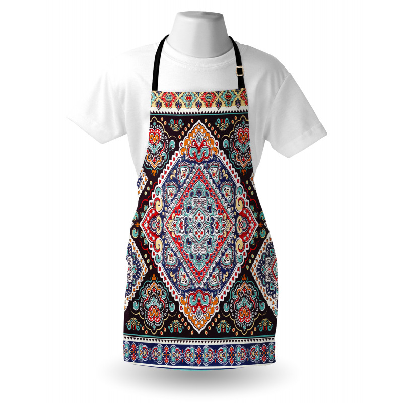 Vibrant Vintage Bohemian Apron