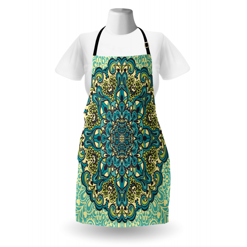 Abstract Flower Vibrant Apron
