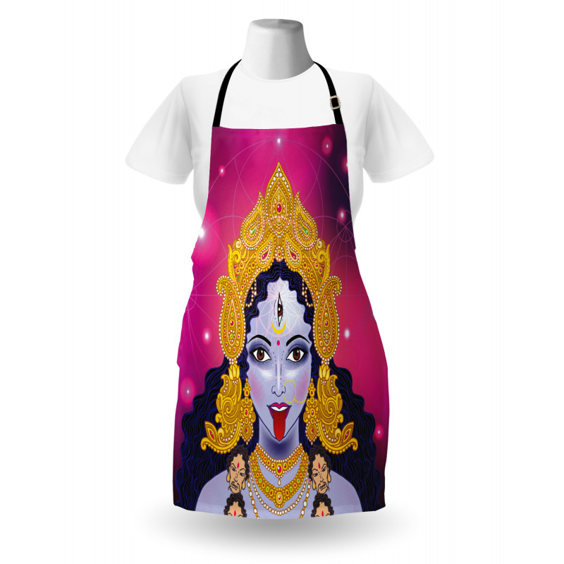 Ethnic Sacred Design Figure Apron