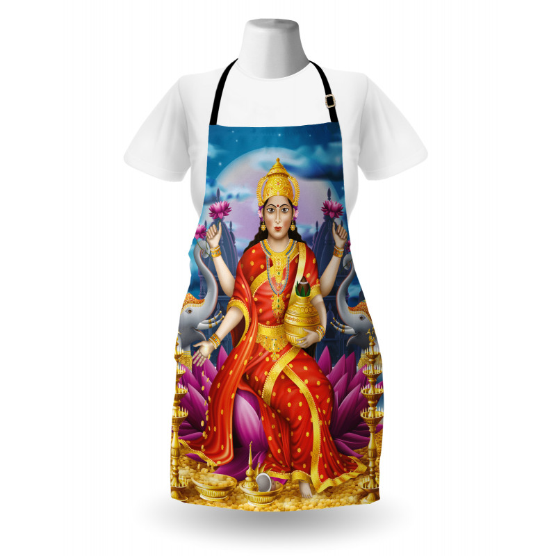 Figure of Wealth Festive Apron