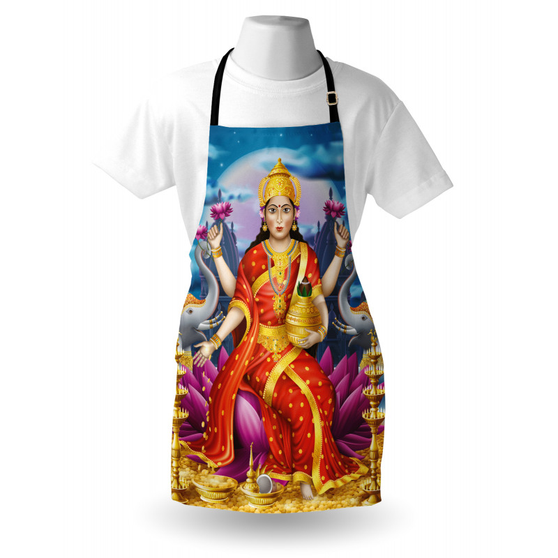 Figure of Wealth Festive Apron