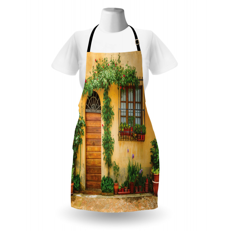 Plants and House Door Apron