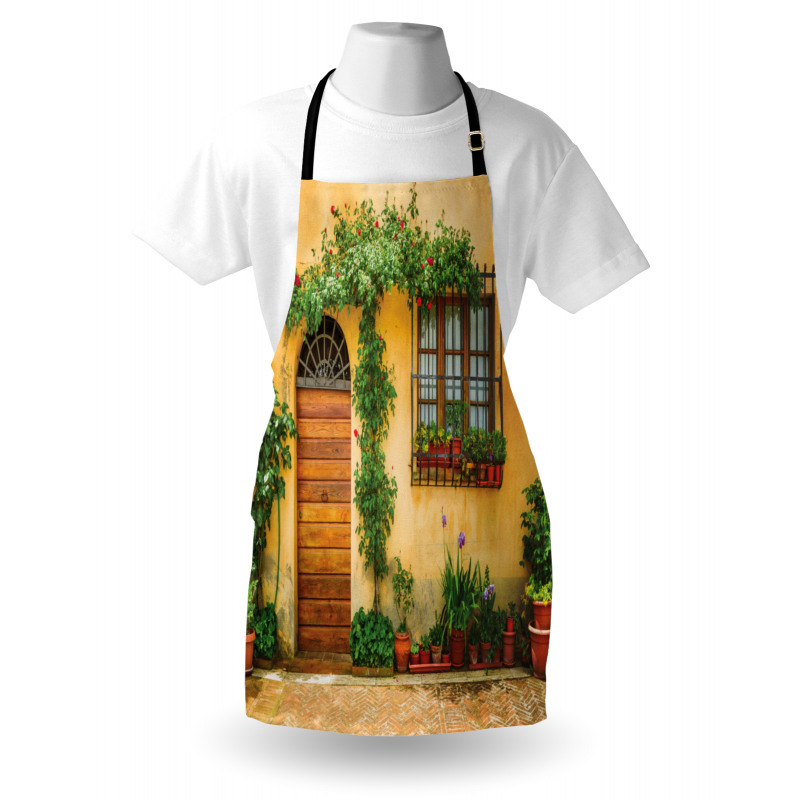 Plants and House Door Apron