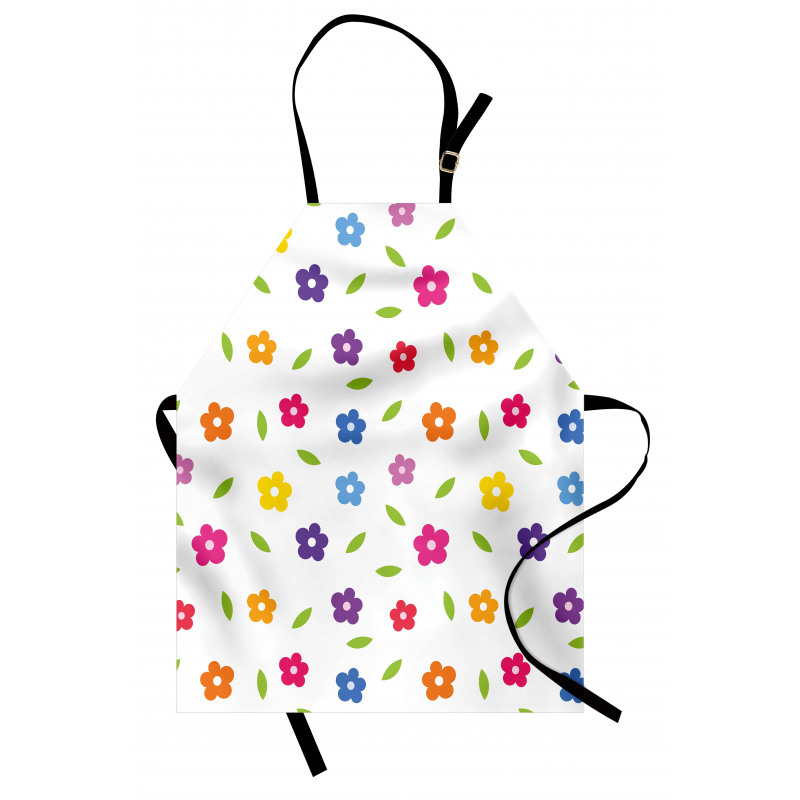 Daisies Leaves Meadow Apron