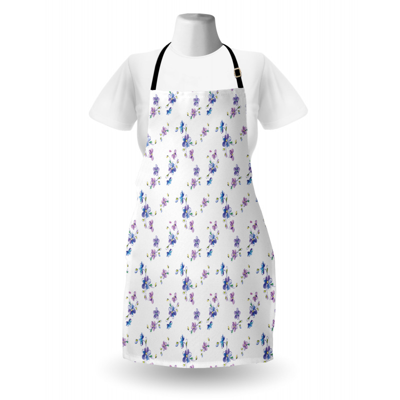 Bridal Romantic Buds Apron