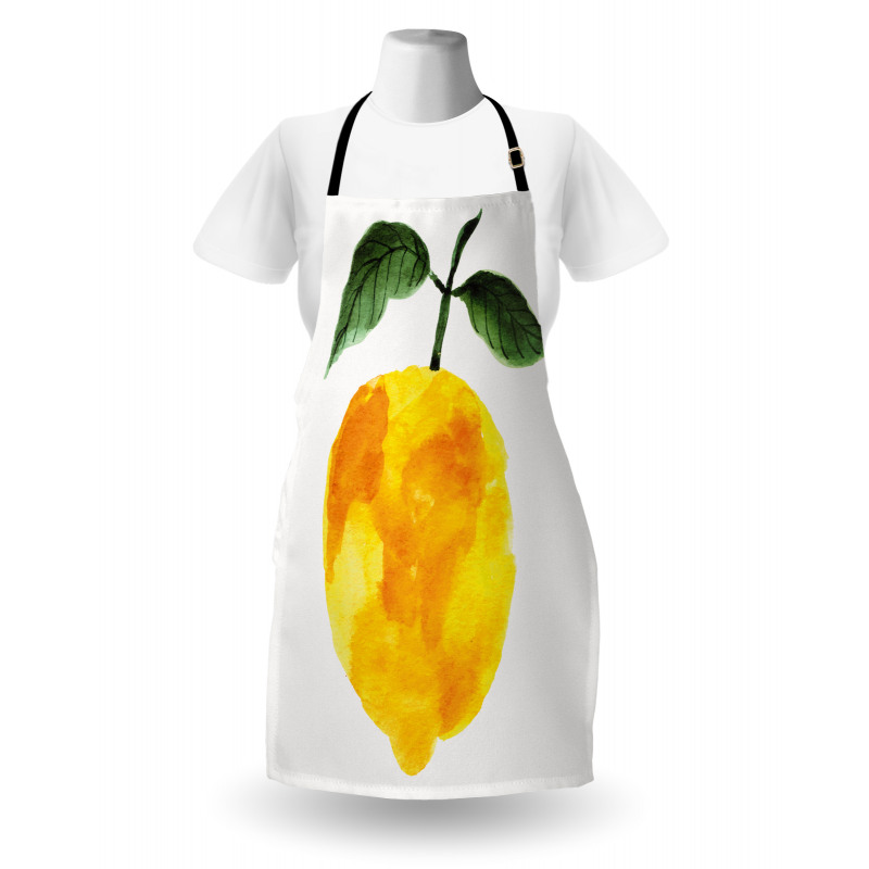 Watercolor Lemon Apron