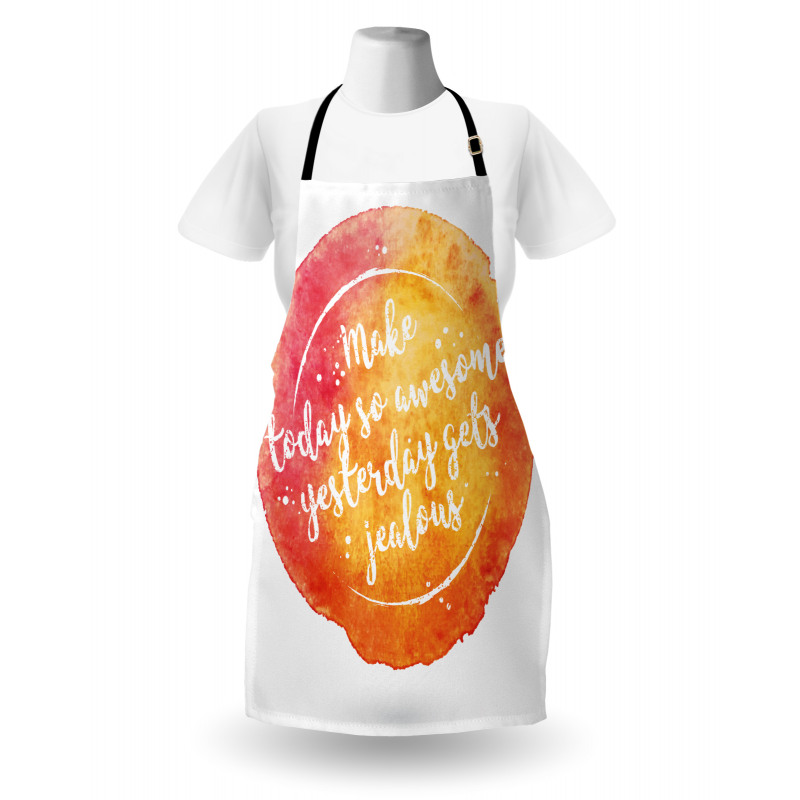 Motivational Grungy Art Apron