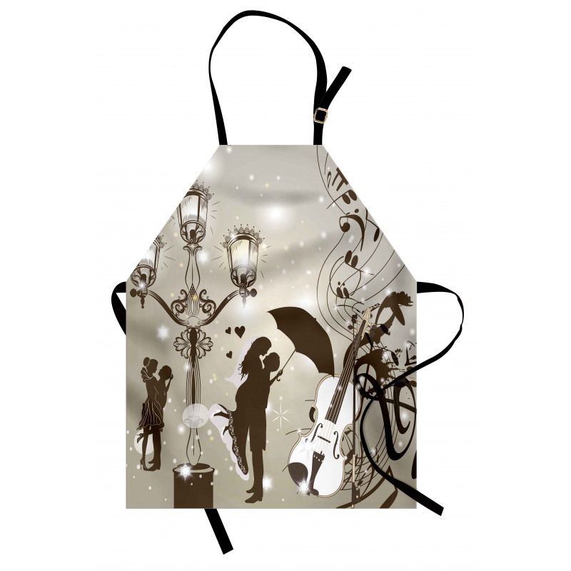 Kissing Couples Music Apron