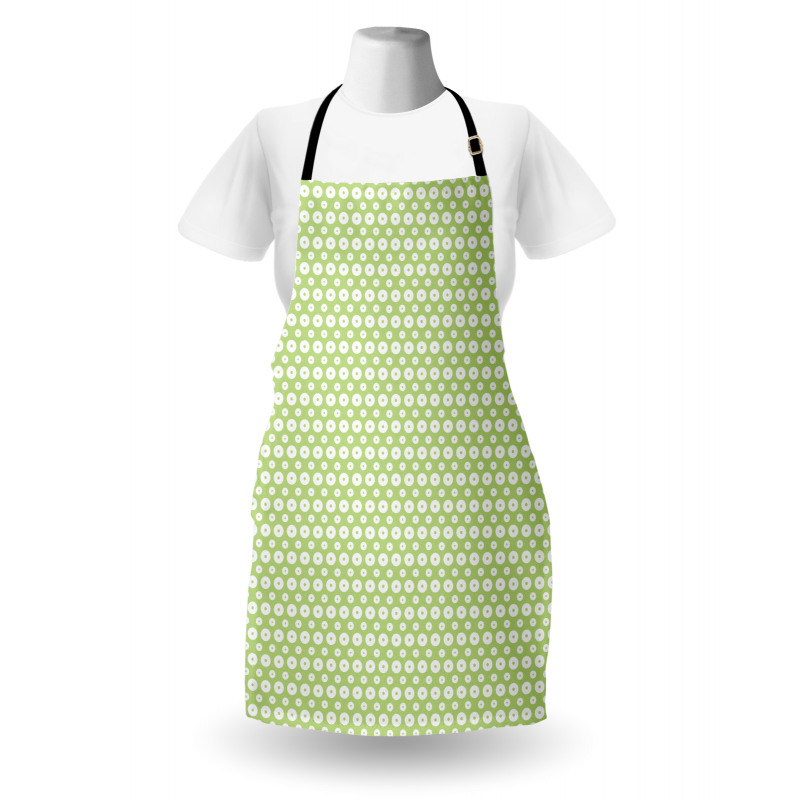 Inner Circles with Dots Apron