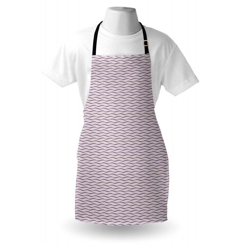 Sea Waves Inspired Apron