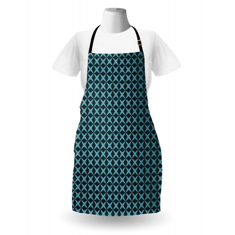 Thick Crossed Lines Apron