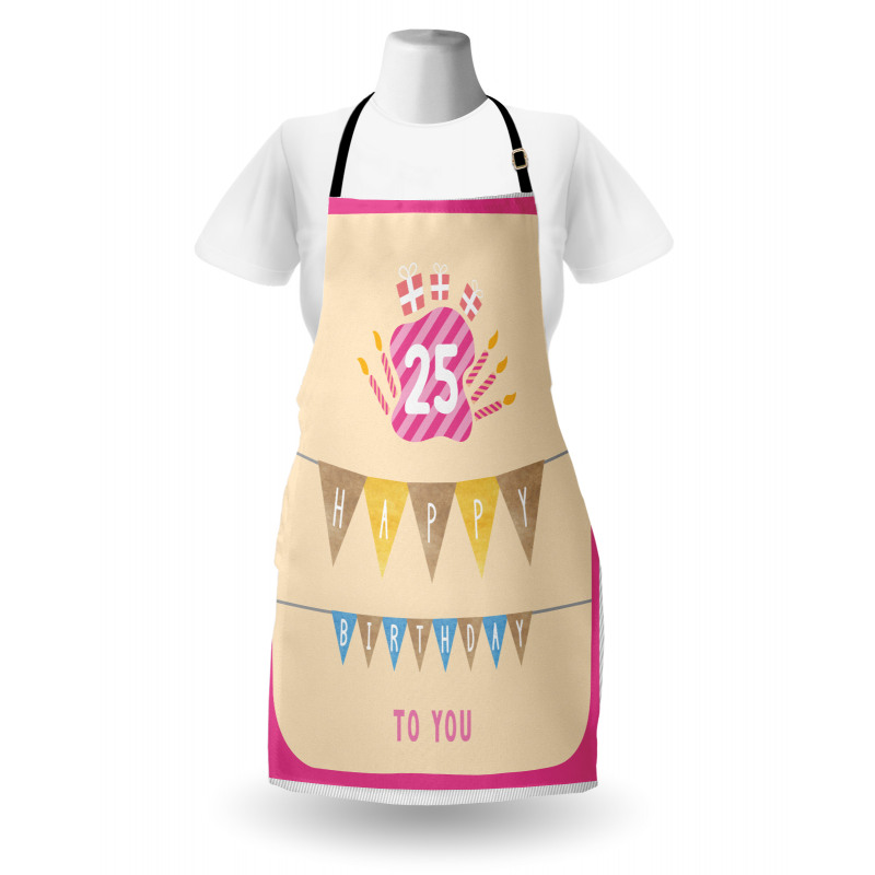 Flags Pink Frame Apron