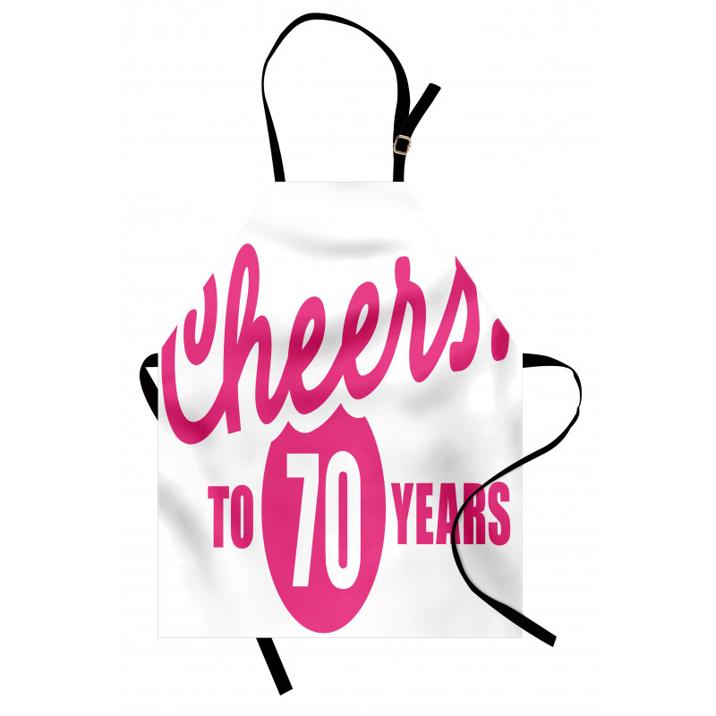 Cheers to 70 Years Apron