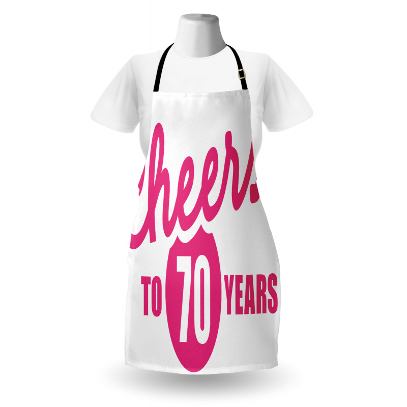 Cheers to 70 Years Apron