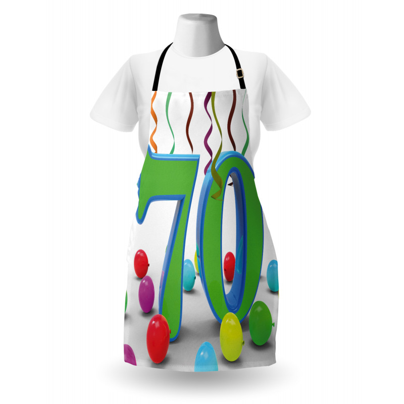 Balloons and Curls Apron