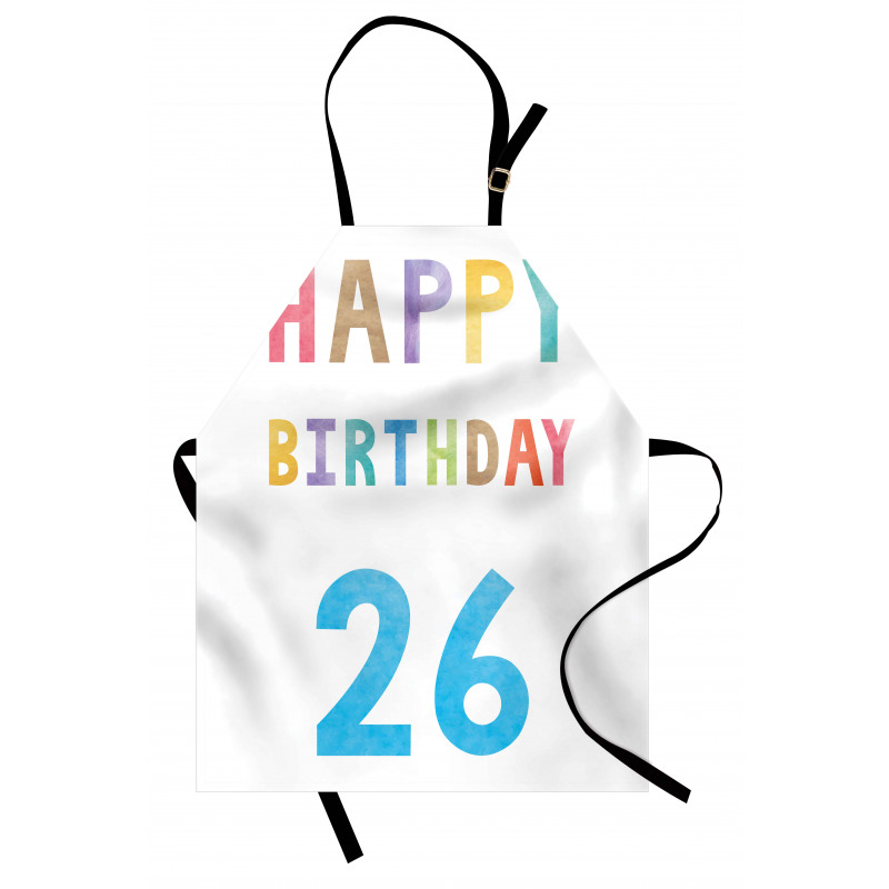 Soft Celebration Sign Apron