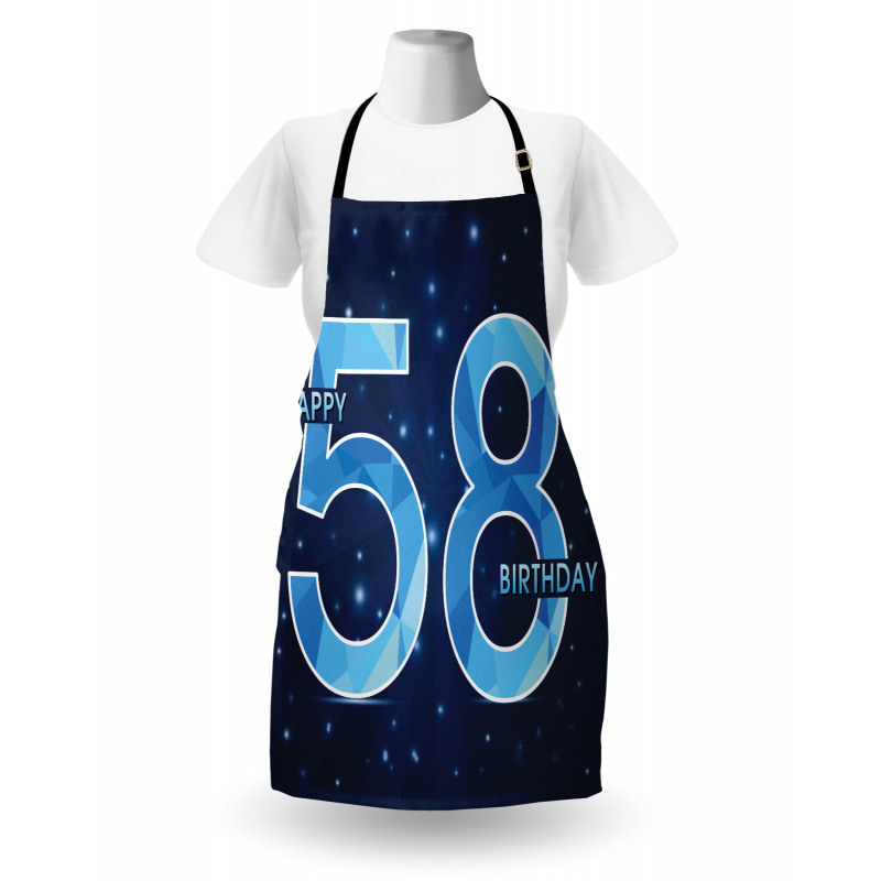Number Night Sky Age Apron