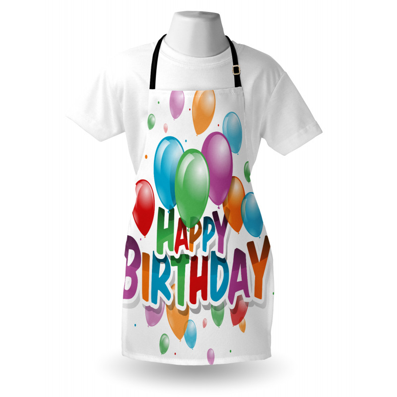 Balloon Burst Celebration Apron