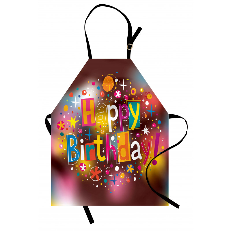 Birthday Message Fun Apron