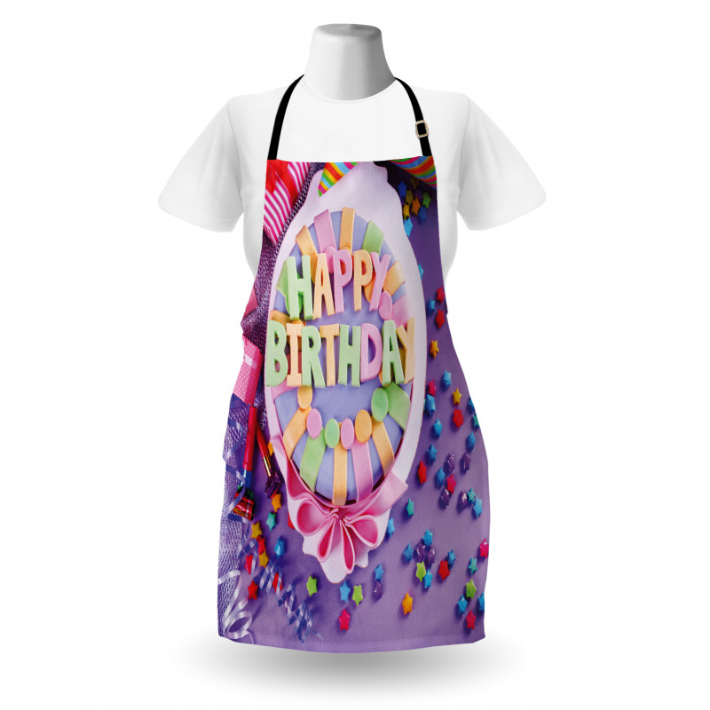 Birthday Cake Presents Apron