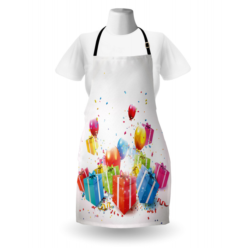 Surprise Boxes Balloon Apron