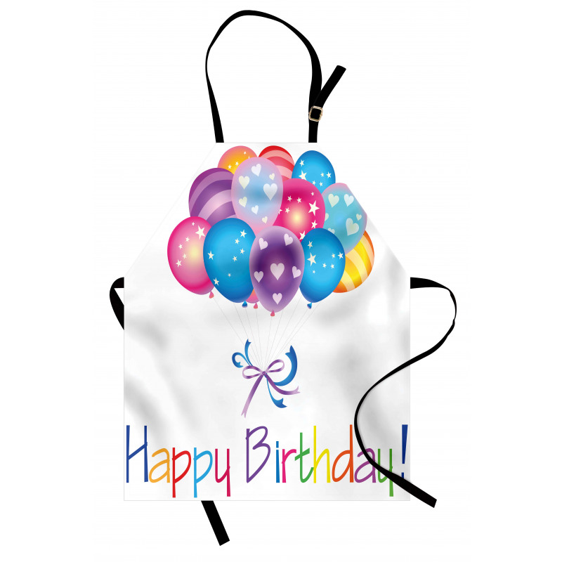 Balloon Bouquet Hearts Apron