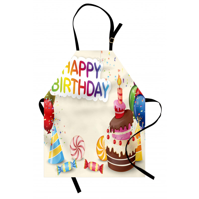 Colorful Party Elements Apron