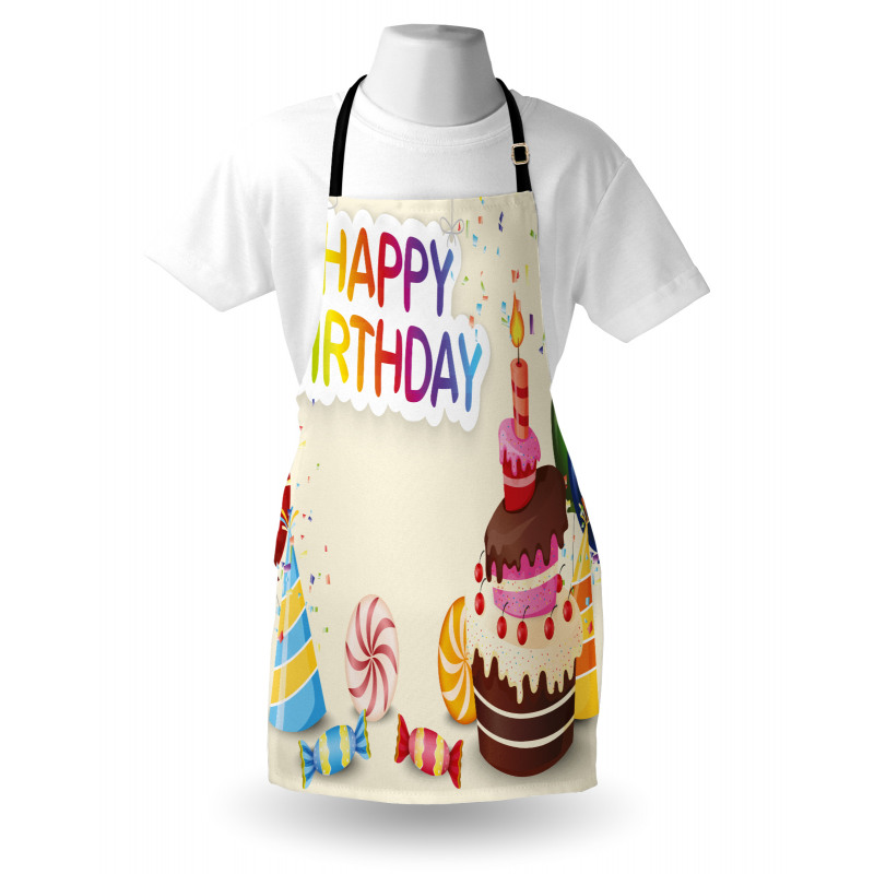 Colorful Party Elements Apron