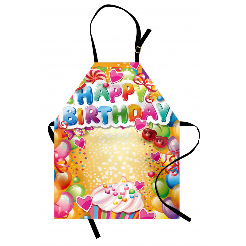 Vivid Balloons Cupcake Apron